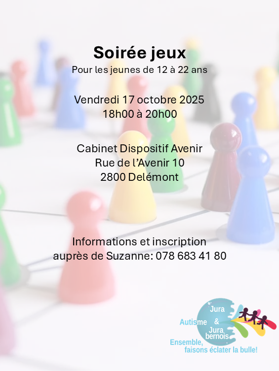 Soirée jeux 17 octobre